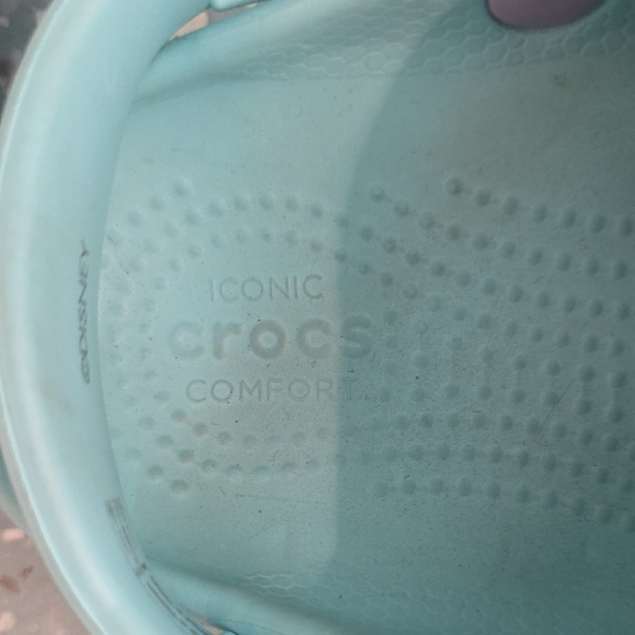 CROCS Frozen Kids Slippers - Light Blue - Picture 4 of 6